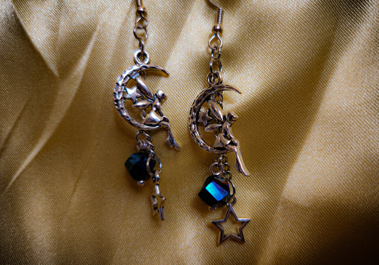 Blue Moon Fairy Earrings