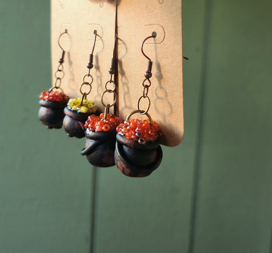 Bubbling Cauldron Earrings