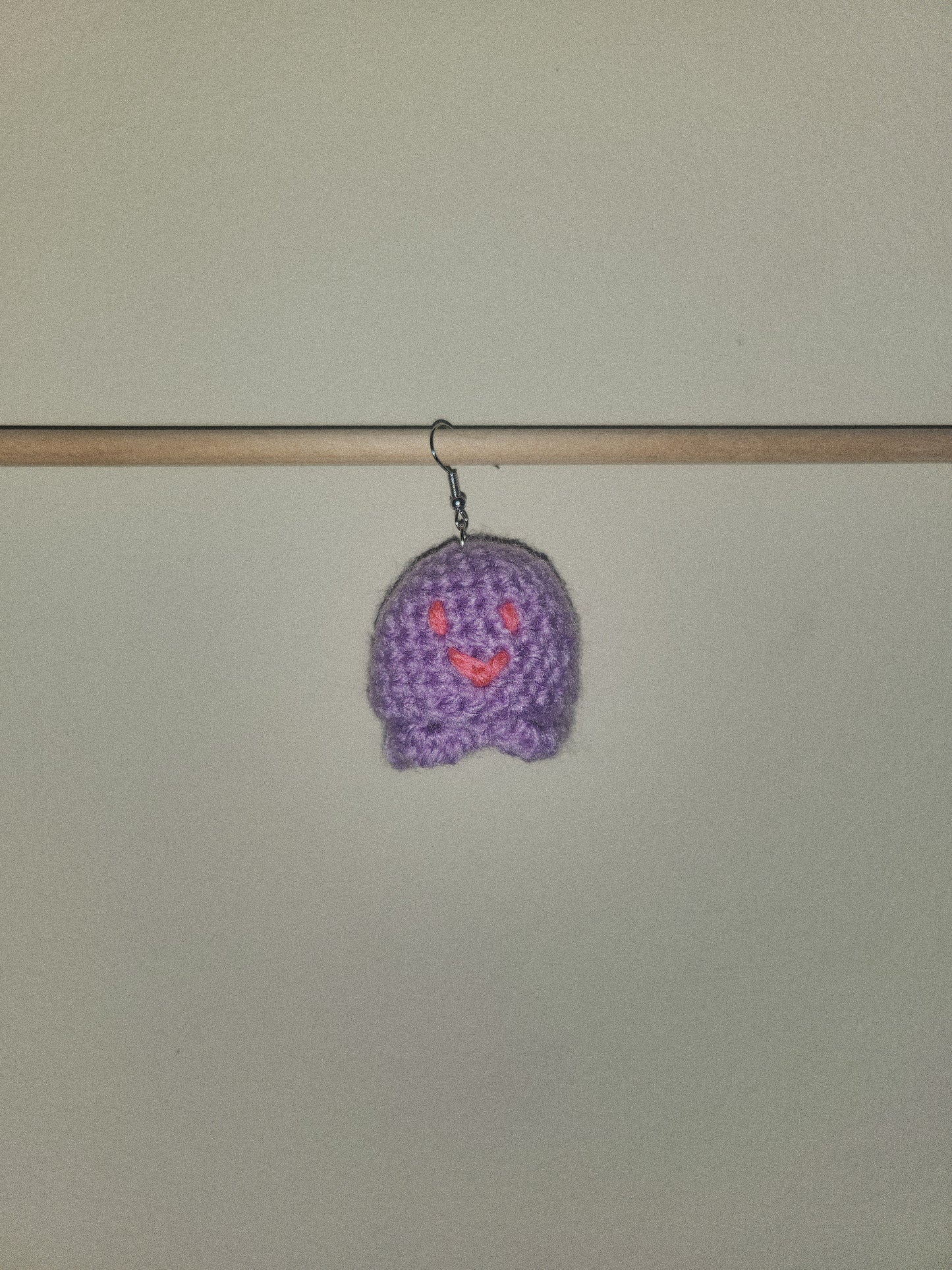 Crocheted Ghost Earrings