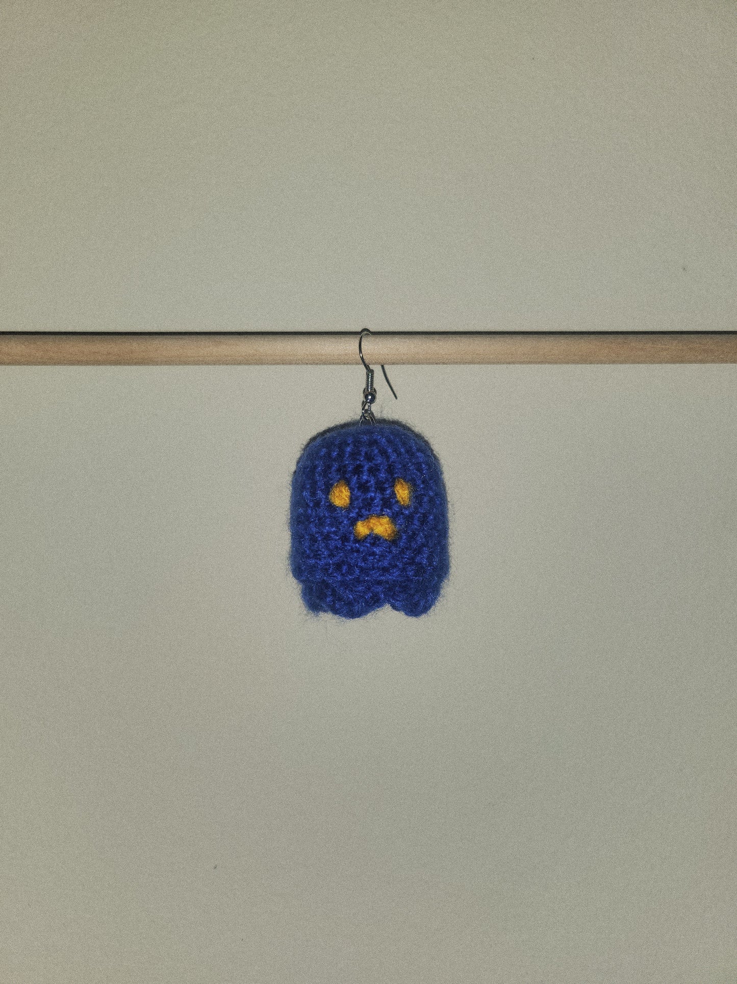 Crocheted Ghost Earrings