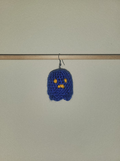 Crocheted Ghost Earrings