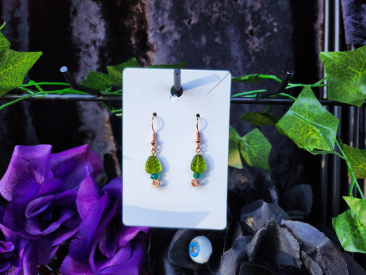 Leaf Pendant Earrings