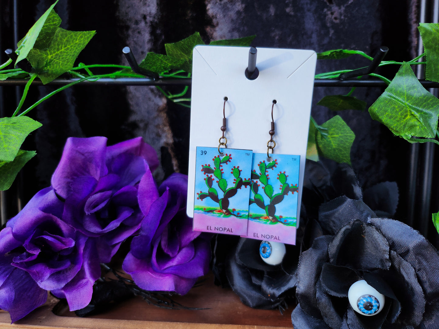 Loteria Card Earrings