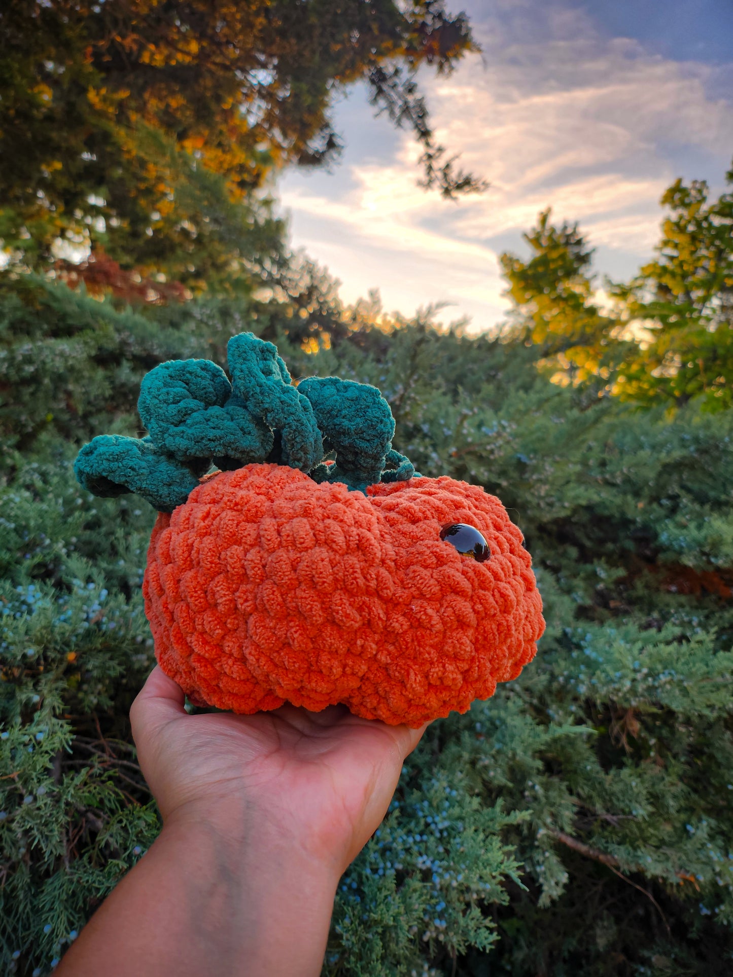 Crochet Pumpkin Plushie