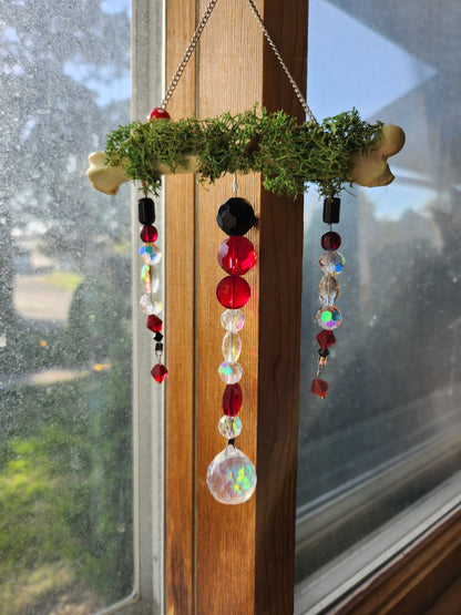 Mossy Bone Suncatcher